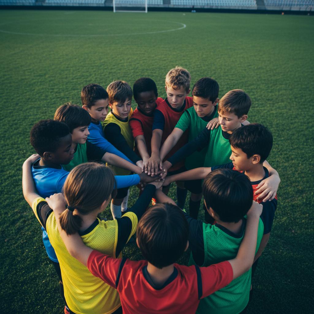 Team huddle
