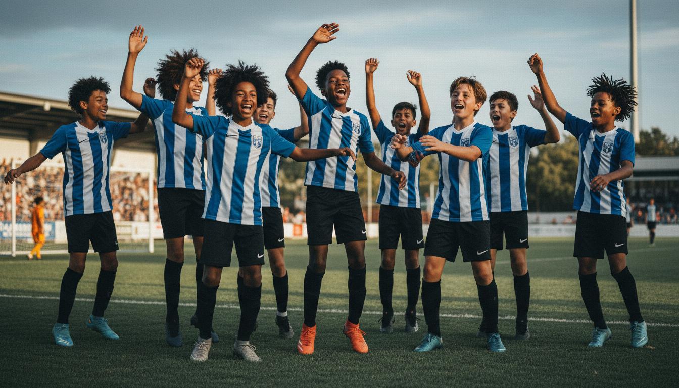 Team celebration